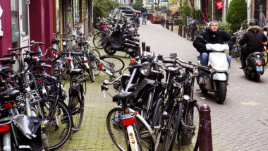 fiets op straat